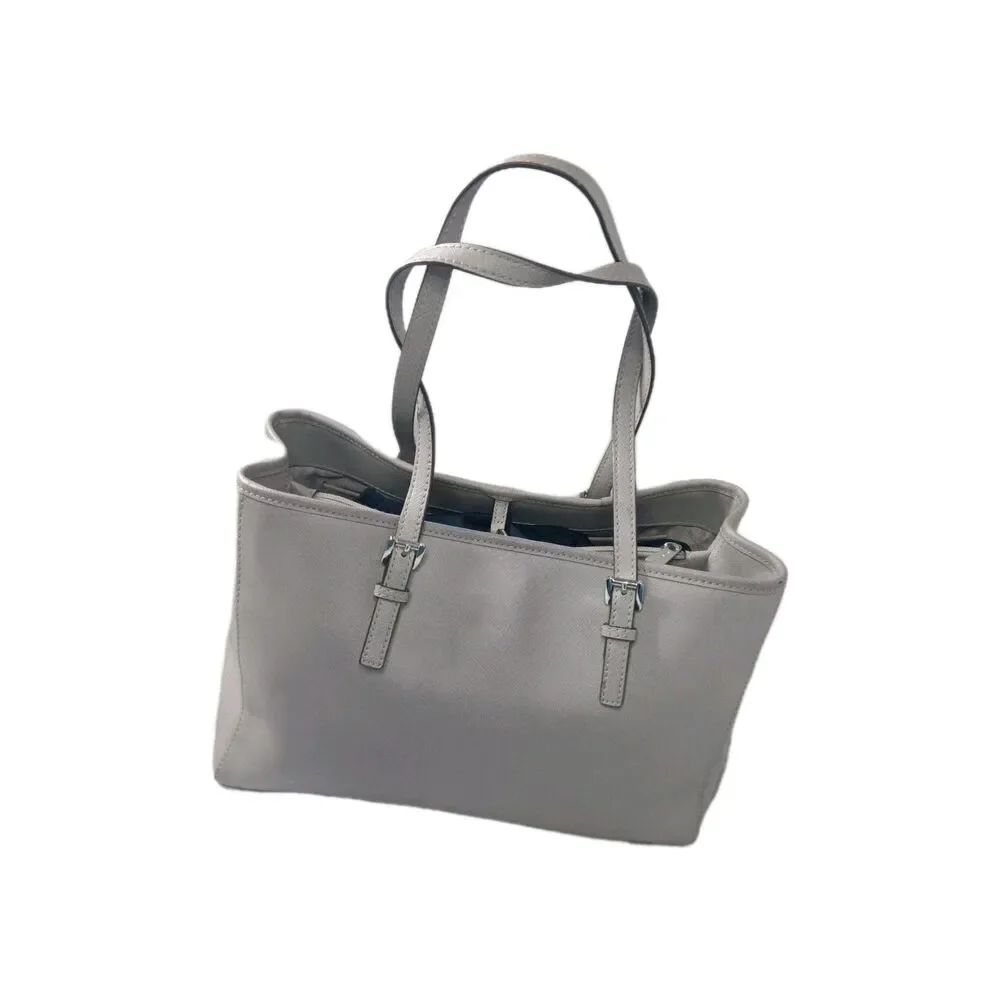 Michael Kors Jet Set Travel Large Saffiano Leather Tote ~Dark Slate Gray_4